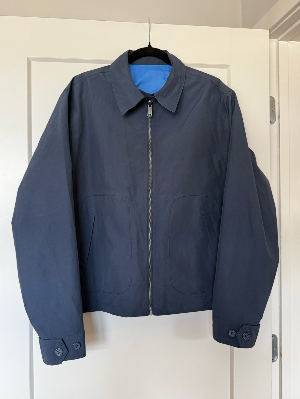 Schott NYC Waterproof Reversible Windbreaker Jacket